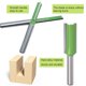 thumbnail image 3 of Straight Router Bit, 7pcs Tungsten Carbide Router Bits 6mm Shank Router Bits Multifunction Milling Cutter Woodworking Tool for Woodworking, 3 of 5