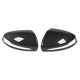thumbnail image 1 of 1pair Rearview Mirror Cap Left Right Side Wing Mirror Cover Replacement for Benz C?Class W205 2014 to 2021 LHD Carbon Fiber Style, 1 of 5