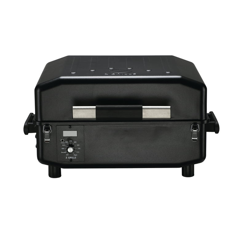 Z Grills ZPG-200A Portable Pellet Grill & Electric Smoker Camping BBQ Combo with Auto Temperature Control, Black