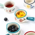 thumbnail image 4 of Hand-painted Milk Pitcher With Handle Ceramic Dipping Saucer Western Steak Sauce Pot, 4 of 7