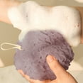 thumbnail image 4 of PONPRNGY 1Pc Loofah Charcoal Bath Shower Sponge Body Scrubber, Exfoliate Mesh Pouf Shower Bouquet, Large Bath Sponge for Women and Men, 4 of 7