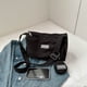 thumbnail image 3 of Bolso De Hombro Bolso Hobo para mujer Moda Harajuku para mujer Oxford con monedero (Negro), 3 of 8