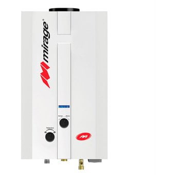 Calentador Mirage Flux6L de agua Blanco Gas LP