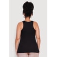 thumbnail image 5 of Womens Plus Size Rib Knit Tank Top, 5 of 5