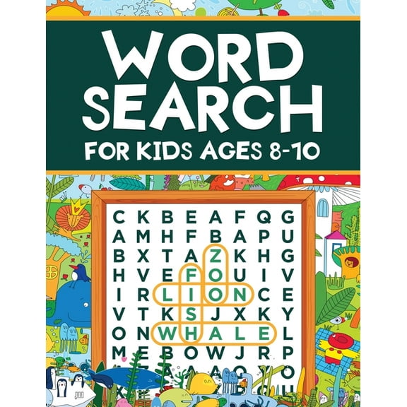 Word Search for Kids Ages 8-10: Word Search Puzzles: Learn New Vocabulary, Use your Logic and Find the Hidden Words in F, (Paperback)