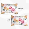 thumbnail image 4 of Bixox Colorful Flowers Printed Pillow Protector,Super Soft Ideal for Home,Guests,Rentals - 14"x20", 4 of 8
