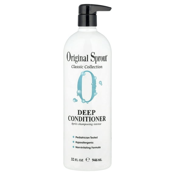 Original Sprout Classic Deep Conditioner, 100% Vegan, Moisturizing, Anti-Frizz, For all hair types, 32oz Bottle