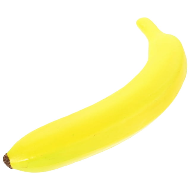 SHISUYAN Fruit Photo Props Education Display Props Creative Gift Plastic Artificial Home Wedding Showcase Decorations (Banana)