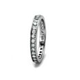 thumbnail image 4 of Women's Round Cut AAA Zirconia Eternity Anniversary Wedding Ring Band Size 8, 4 of 5