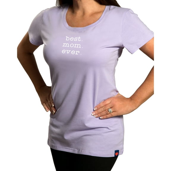 Pavilion Gift Company - Best Mom - Small Purple T-Shirt