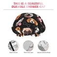 thumbnail image 3 of Kdxio Different Breeds Of Dogs Print Shower Cap for Women,Elastic and Reusable,Double Waterproof Layers Bathing Hat, 3 of 6