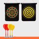 thumbnail image 4 of Juegos de diana magnética de 12 "4 dardos reversibles Rolling Bullseye de dos caras Juego de dardos de seguridad magnética Sweethay WJ3091-00B, 4 of 7