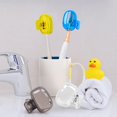 thumbnail image 3 of 4 Pack Travel Toothbrush Head Covers Portable Toothbrush Protector Cap Brush Pod Case Protective Plastic Clip for Household Travel, Camping, Bathroom, School, Business, 3 of 16