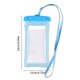 thumbnail image 2 of PVC Bolso Sellado Transparente IPX8 Impermeable Seco () Azul, 2 of 3