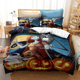 thumbnail image 3 of Juego de ropa de cama pesadilla antes de Navidad, decoración del Día de San Valentín, funda nórdica suave, Jack y Sally, funda de cama de dibujos animados, King Twin, 3 of 5