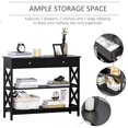 thumbnail image 4 of HOMCOM Console Table w/ Shelves Drawers for Living Room Entryway Bedroom, 4 of 10