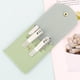 thumbnail image 3 of Seitruly Elegante juego de herramientas para uñas para diseños de uñas de moda, tijeras de manicura, kit de pedicura, recorte suave Juegos de manicura verde estilo A, 3 of 6