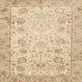 thumbnail image 1 of Ahgly Company Machine Washable Indoor Square Traditional Khaki Gold Area Rugs, 6' Square, 1 of 7
