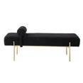 thumbnail image 3 of Posh Living Destiney Sherpa Bench Black, 3 of 7