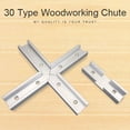 thumbnail image 2 of 30 Type T-Track Aluminum Slot Miter Woodworking Tool Track Jig Intersection Chute for Electric Circular Saw Flip Table, 2 of 6