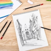 Hapric Spiral Bound Sketchbooks, 5.5 x 8.5 Inch, 6 Pack