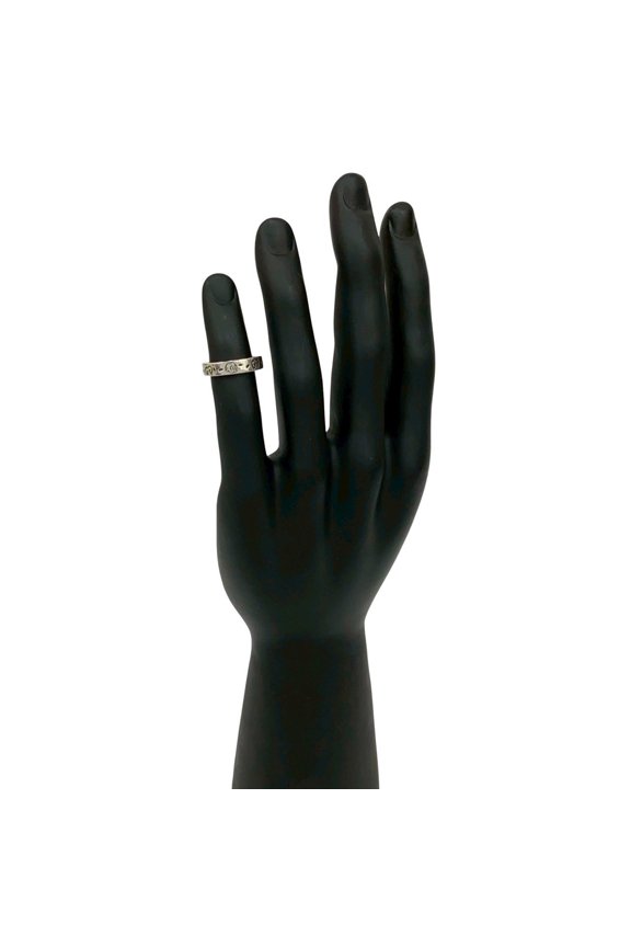 Pre-Owned GUCCI Ghost Ring, 925 Sterling Silver, Size 8, Women's Jewelry, 30408