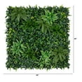 thumbnail image 2 of Nearly Natural 40in. x 40in. UV Resistant Andean Cloud Forest Artificial Living Wall Panel (Indoor/Outdoor), 2 of 9