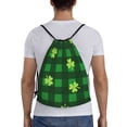 thumbnail image 2 of Kdxio Happy St. Patrick's Day5 Print Drawstring Backpack Bag,Waterproof Draw String Back Sack, Gym Drawstring Bags Swim Bag For Unisex, 2 of 9