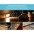 thumbnail image 4 of BLACK+DECKER Rechargeable Under Cabinet Lighting, Motion Sensor On/Off, Warm White LED, Stick-On Install for Kitchen & Closets - 2 Light Bars, 4 of 11