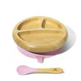 thumbnail image 2 of Baby Divided Plate + Spoon | Bamboo & Silicone, 2 of 17