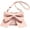 Pink, variant on Hobo Bags Women Retro Bow Crossbody Purse Soft PU Underarm Shoulder Bag Cute Satchels Tote Handbags Summer Bag