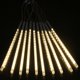 thumbnail image 3 of Tubos de lluvia de meteoritos impermeables de 30 cm, 50 cm y 80 cm, lámpara de luz LED de 240 V con enchufe europeo, luz de Navidad, decoración de jardín y boda, 3 of 4