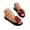 Brick Red, variant on Sandals for Women Summer Sandals for Women - Memory Foam Insole and Eco-Crafted Leather Beach Flip Flops for Women - Non Slip and Lightweight Double Strap Womens Sandals(Brick Red,Size6.5)