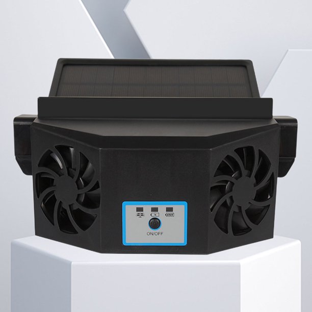 El ventilador de circulación de aire 2 dirige las piezas de automóvil solares autos del refrigerador del coche del ventilador 4500RPM Sywqhk Accesorios para autos y motos