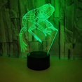 thumbnail image 3 of Creative 3D Frog Night Light 16 Colors Changing USB Power Remote Control Touch Switch Decor Lamp Optical Illusion Lamp LED Table Desk Lamp Childr, 3 of 4