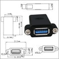 thumbnail image 5 of lanema USB Mounting Socket USB3.0 Female to Female Panel Mount Adapter for Efficient Data Transfer and Device Connectivity,, 5 of 8