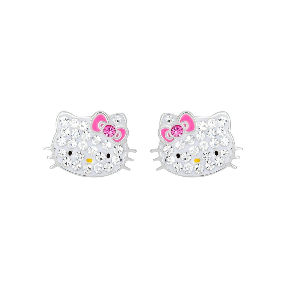 Hello kitty earrings amazon Clearance
