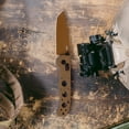 thumbnail image 6 of CRKT M16-02XD Everyday Carry Folding Knife with Crossbar Lock: D2 Plain Edge Blade, Desert Tan Grivory Handle, Pocket Clip, M16-02XD, 6 of 6