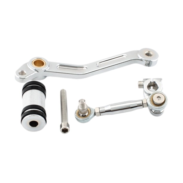 Herramienta de reparación de palanca de embrague y freno de pedal de cambio de marchas de aluminio para motocicleta Yamaha Plata