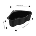 thumbnail image 2 of unbranded Colador Triangular Para Fregadero Negro De Inoxidable Para Residuos De Cocina, 2 of 8