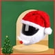 thumbnail image 3 of Cubierta de casco de Navidad de la motocicleta de personalizada (sin casco) elegante y cálido rojo decoración Festival al, 3 of 9