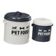 thumbnail image 4 of 2 Contenedores herméticos de hierro para golosinas de perros, recipiente para alimentos, práctico contenedor con tapa para comida seca para mascotas,, 4 of 8