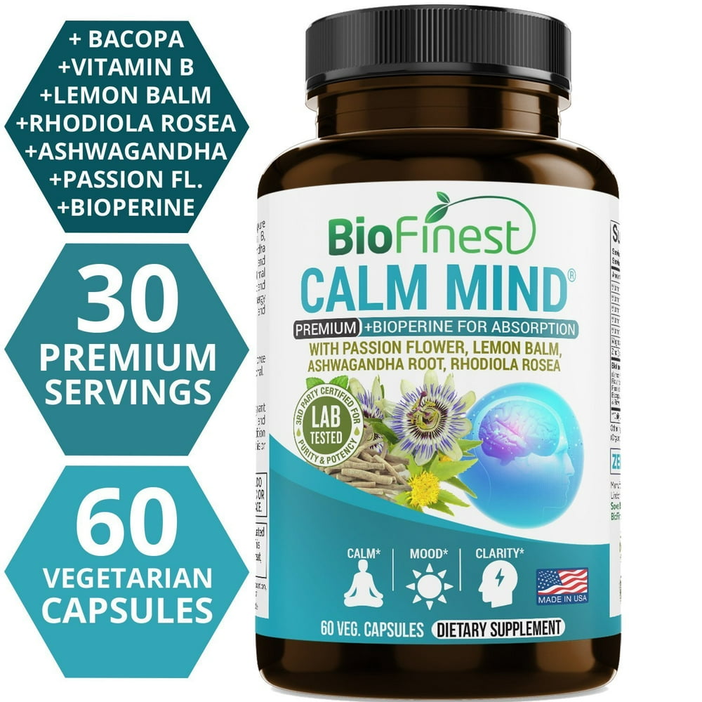 Biofinest Calm Mind Supplement Premium Anxiety And Stress Relief