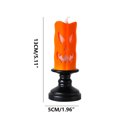 thumbnail image 2 of Wzzjkit Halloween Horror Decorations LED Electronic Pumpkin Skull Candlestick Light Decorative Prop Light Candlestick, 2 of 9