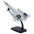 thumbnail image 2 of Milaget Simulation Zinc Alloy 1/64 Scale Blackbird Aircraft Model Reconnaissance Fighter Airplane with Pull Back Action Sound Light Collections Ornament Gifts 21.5x11.5x4.5cm, 2 of 8