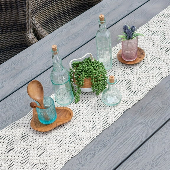 Everything Kitchens 13" x 86" Macrame Table Runner | Reverie