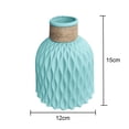thumbnail image 3 of UDIYO Faux Ceramics Vase in Nordic Style, Flower Vase Minimalism Style for Rustic Home Decor, Modern Farmhouse Decor, Living Room Decor, Shelf Decor,, 3 of 6
