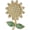 style 5, variant on Leander Botanical Flower Brooch Collection, Gold Plated Crystal Rose Tulip Lotus Sunflower Lapel Pin for Coat Jacket Scarf Bag Jewelry Gift