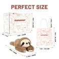thumbnail image 3 of Niuniu Daddy Weighted Sloth Stuffed Animal Set 20-inch 3.3lb Soft Faux Fur Plush Toy for Adults Kids Babies, 3 of 4