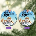 thumbnail image 2 of Best Havanese Dad Ever Happy Father's Day Ceramic Round Ornament Havanese Dog Lover Gifts Idea Home Tree Decor - 02006, 2 of 5